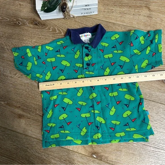 Gymboree Vintage Rare Golf Polo 3T 4T Rainbow Tag - Picture 6 of 6